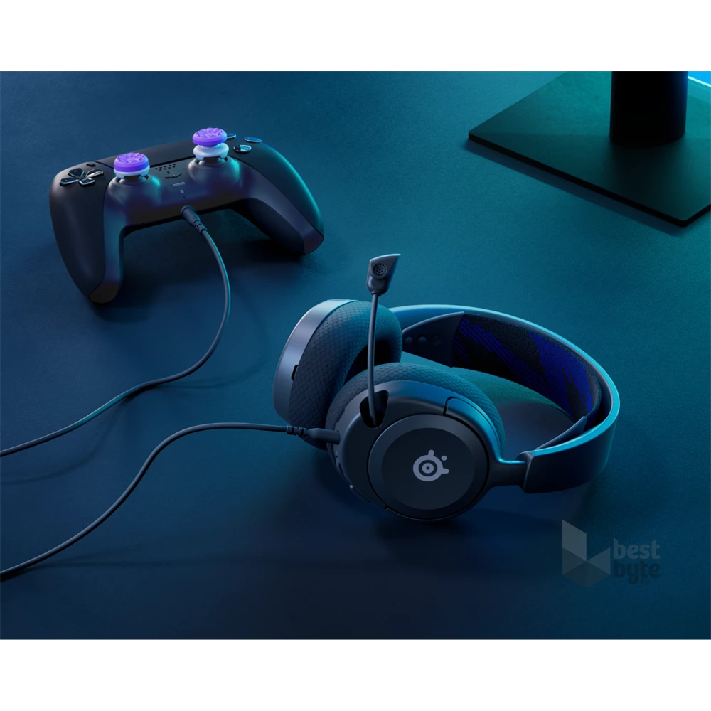 Steelseries Arctis Nova 1P fekete gamer headset