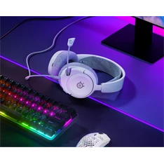 Steelseries Arctis Nova 1 fehér gamer headset