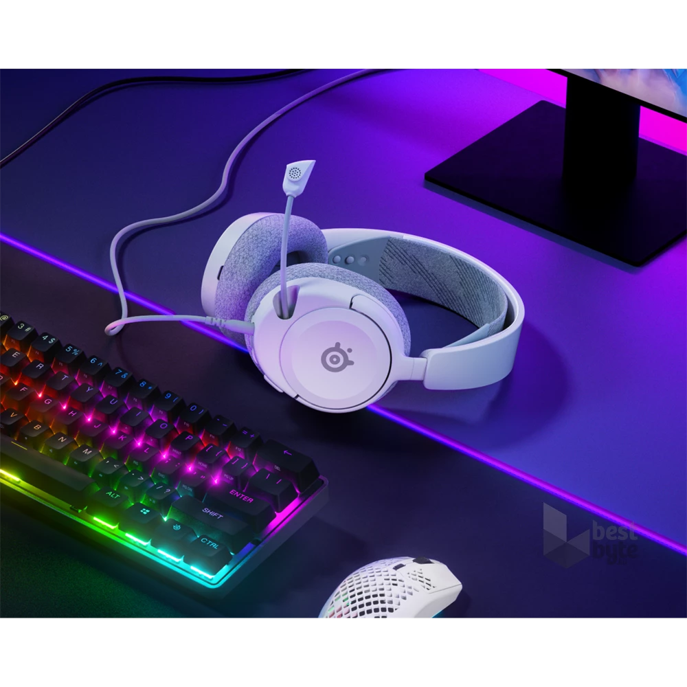 Steelseries Arctis Nova 1 fehér gamer headset