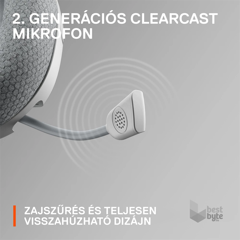 Steelseries Arctis Nova 1 fehér gamer headset