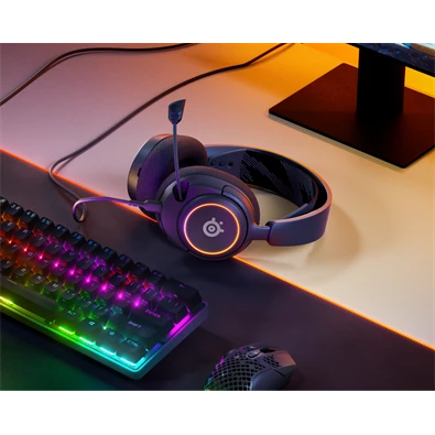 Steelseries Arctis Nova 3 fekete gamer headset