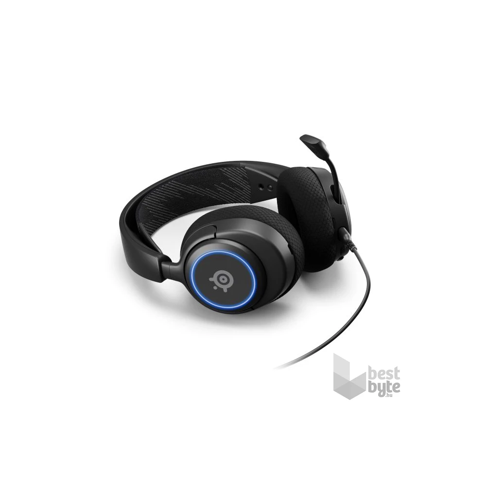 Steelseries Arctis Nova 3 fekete gamer headset