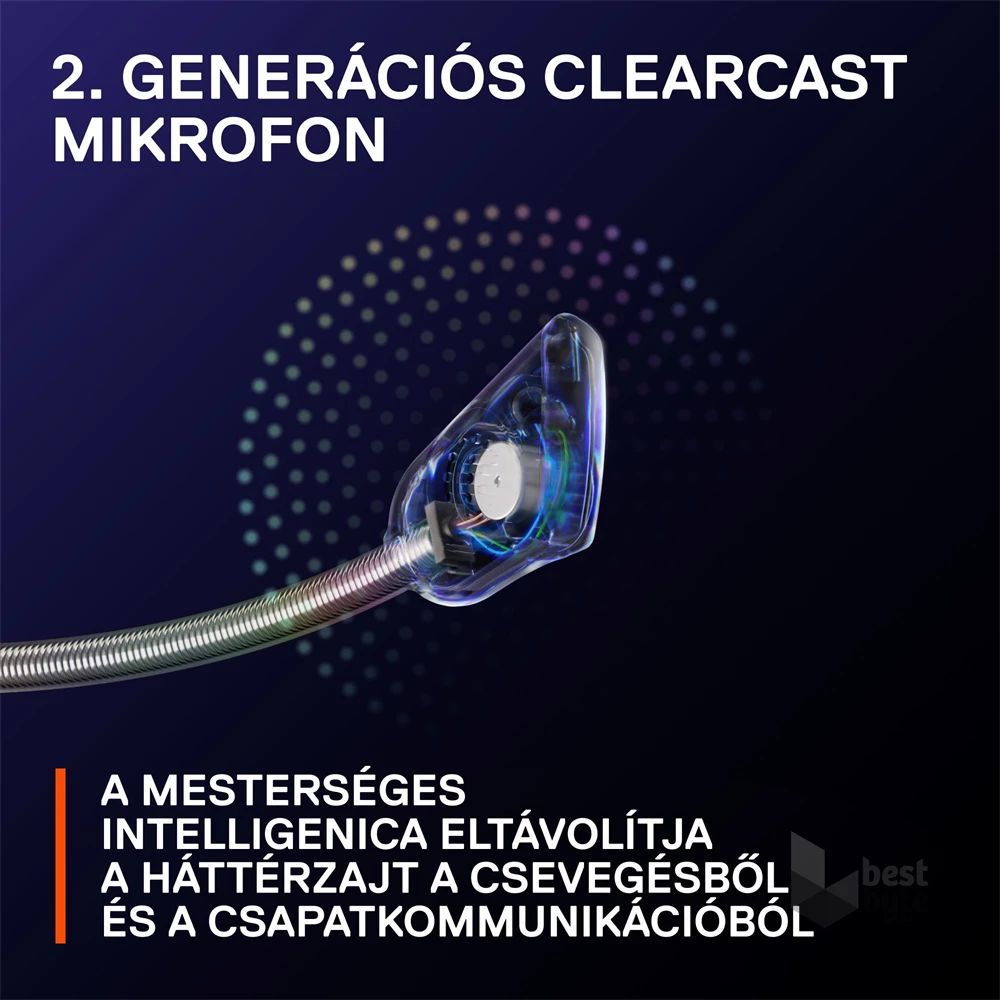 Steelseries Arctis Nova 3 fekete gamer headset