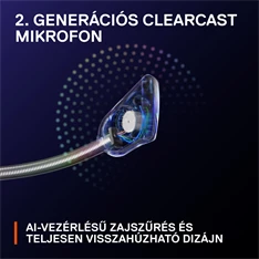 Steelseries Arctis Nova 7P vezeték nélküli kék-fekete gamer headset