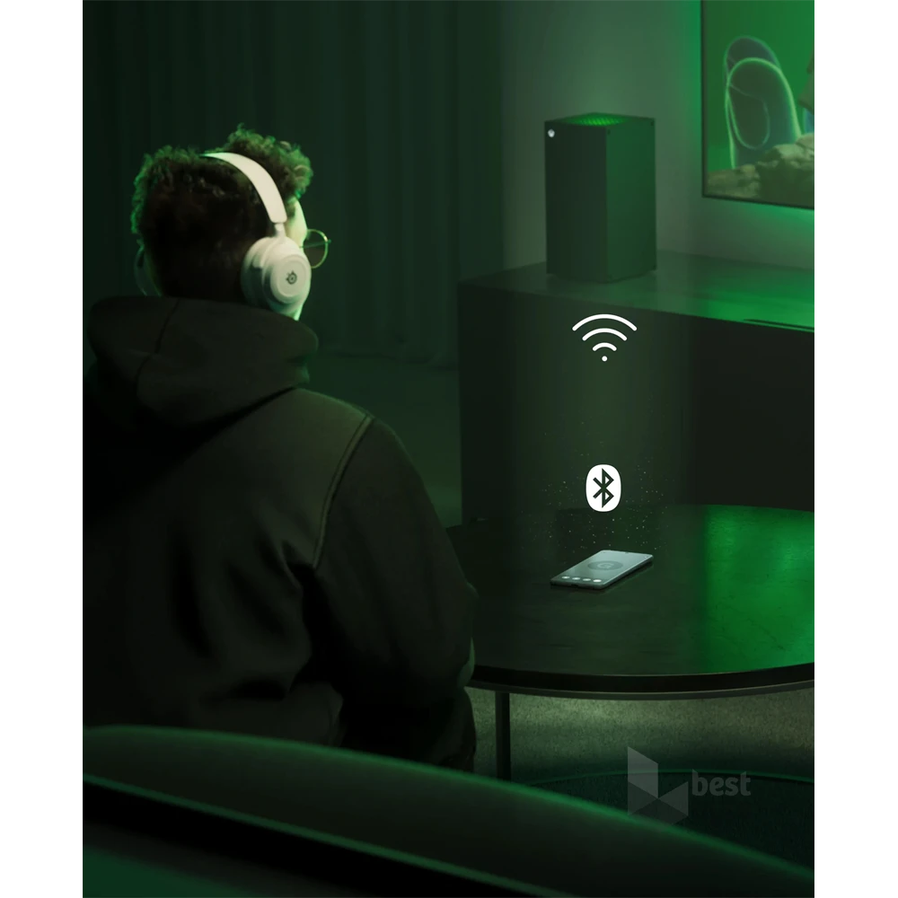 Steelseries Arctis Nova 7X vezeték nélküli fehér gamer fejhallgató