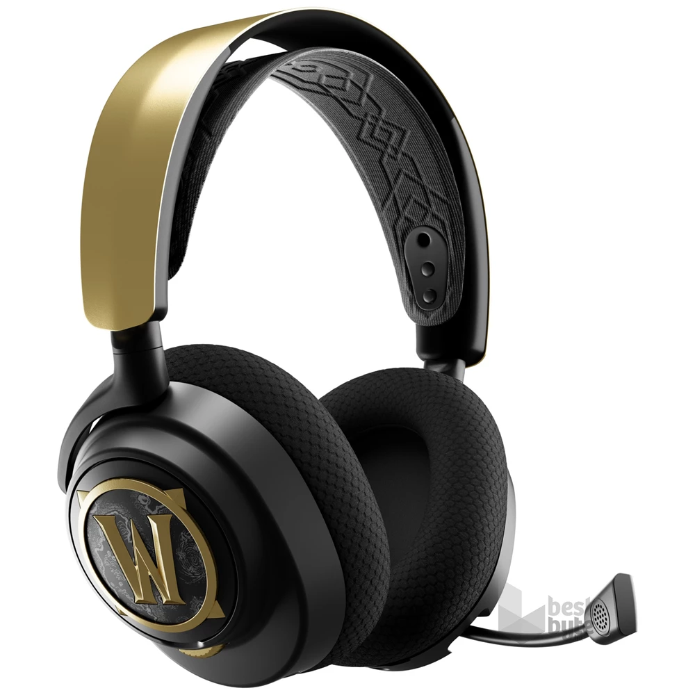 Steelseries Arctis Nova 7 WOW Edition vezeték nélküli fekete gamer headset