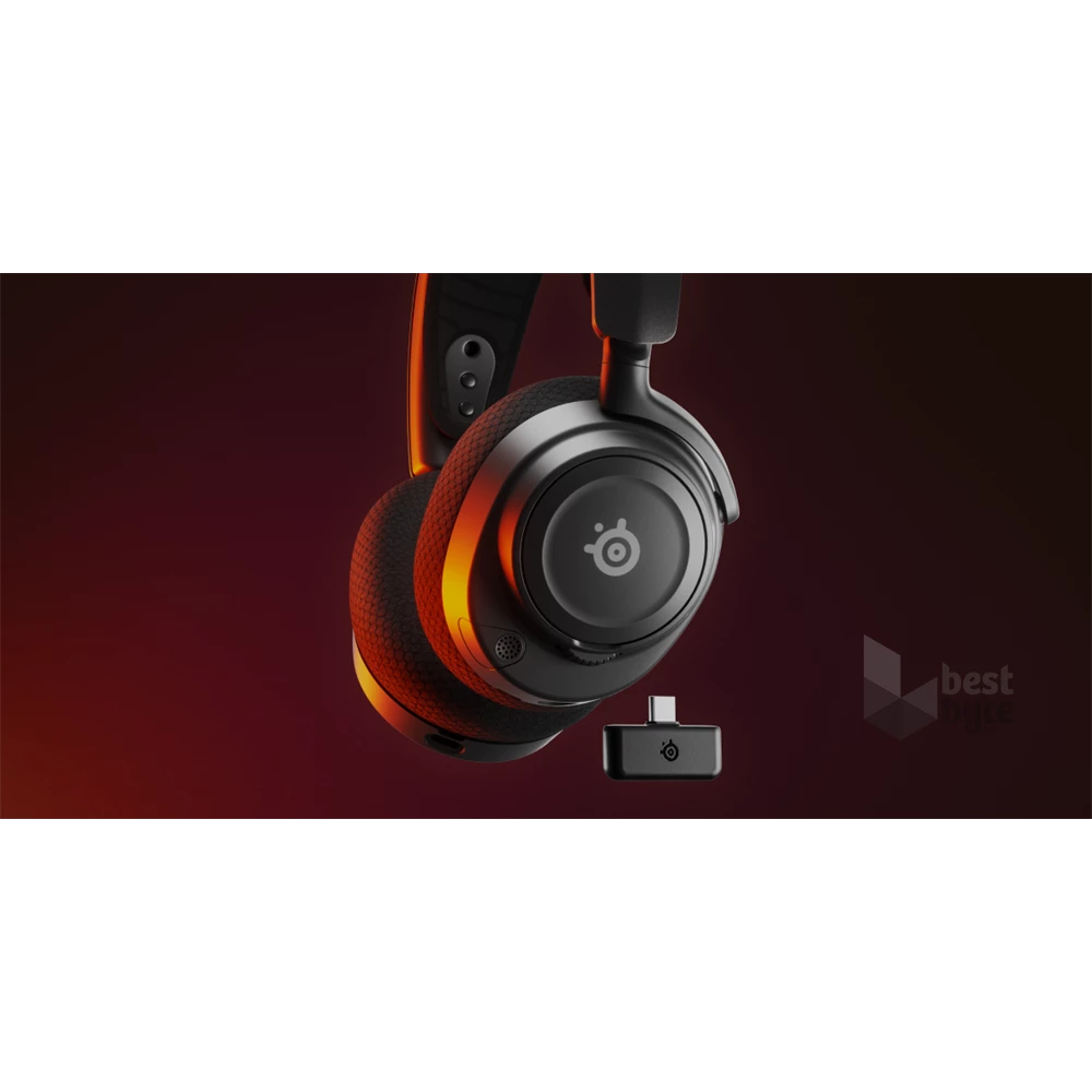 Steelseries Arctis Nova 7 vezeték nélküli fekete gamer headset
