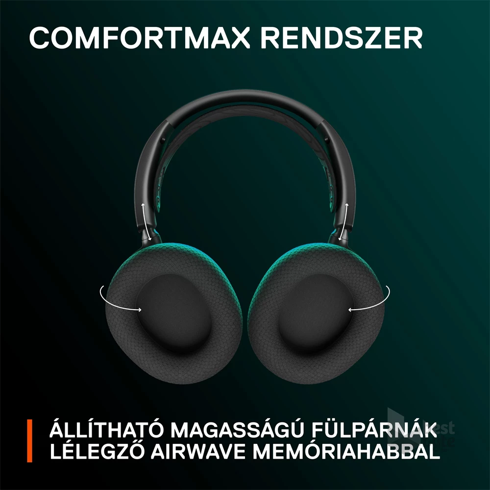 Steelseries Arctis Nova 7 vezeték nélküli fekete gamer headset