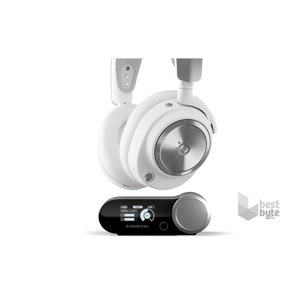 Steelseries Arctis Nova Pro Wireless Bluetooth Gaming fehér headset