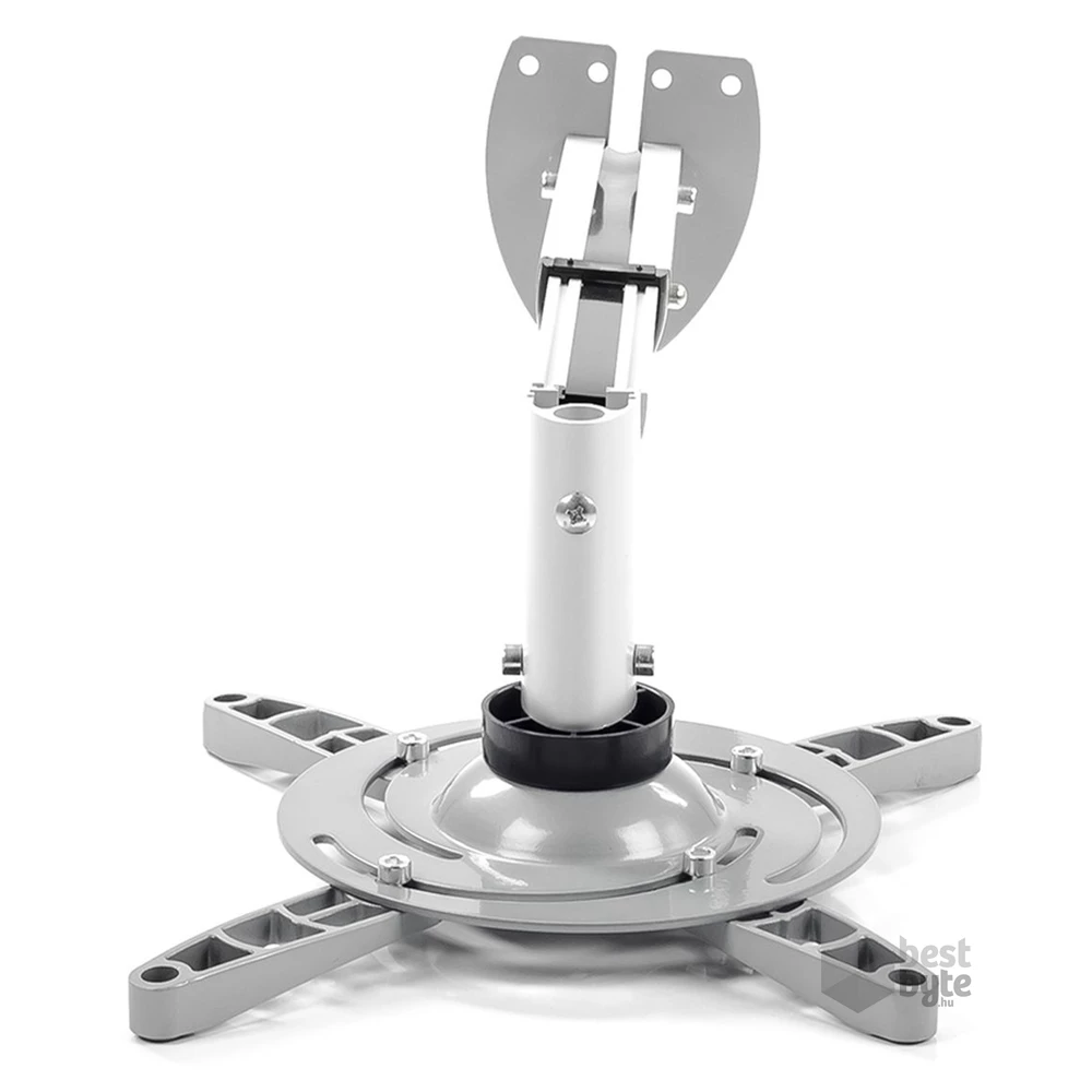 Stell SHO 1092 25 -33cm, 15°, 15kg ezüst fali kihúzható projektor tartó