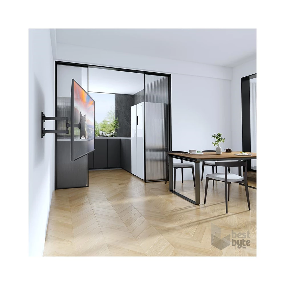 Stell SHO 4540 23"-42" VESA 200x200 kihúzható fali konzol