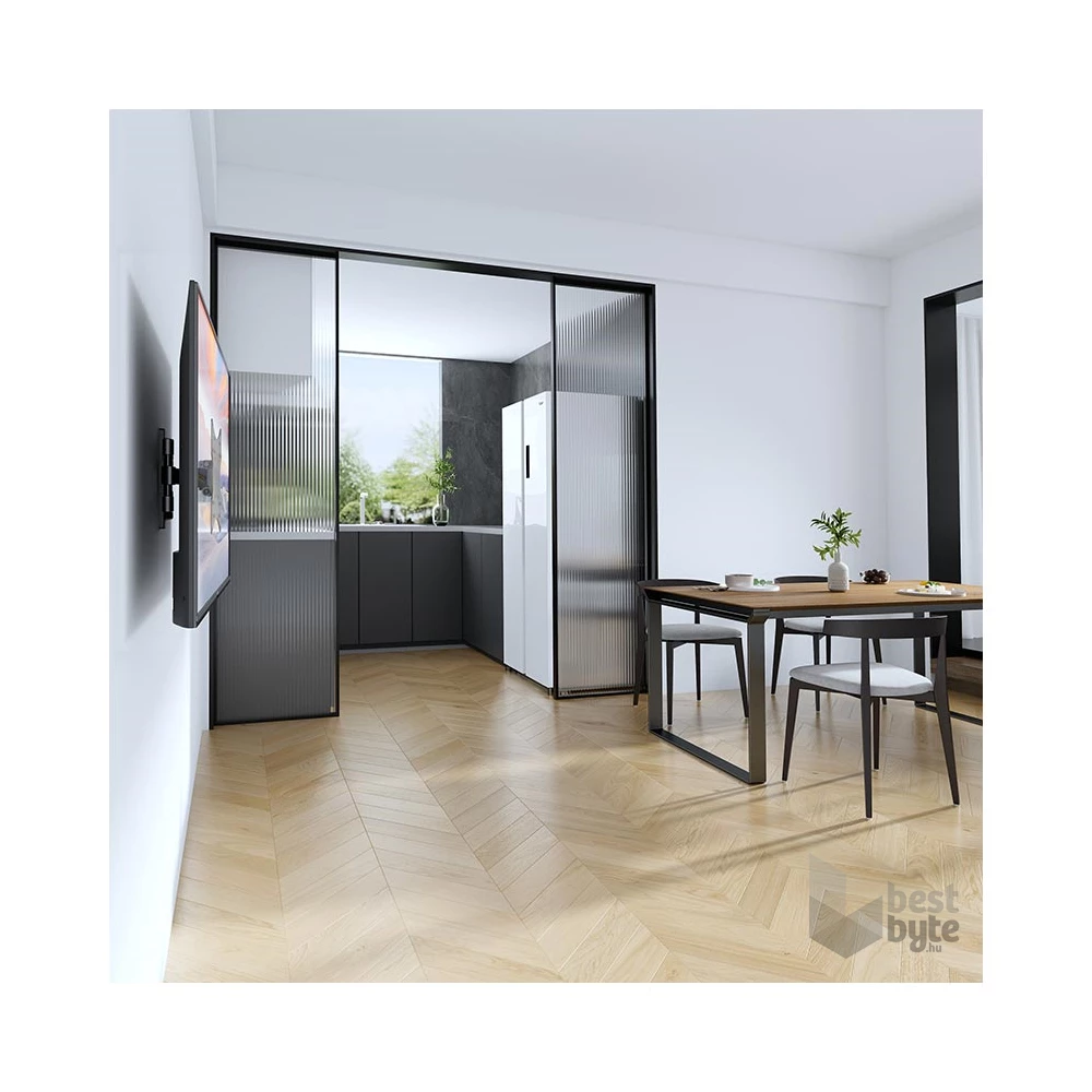 Stell SHO 4540 23"-42" VESA 200x200 kihúzható fali konzol