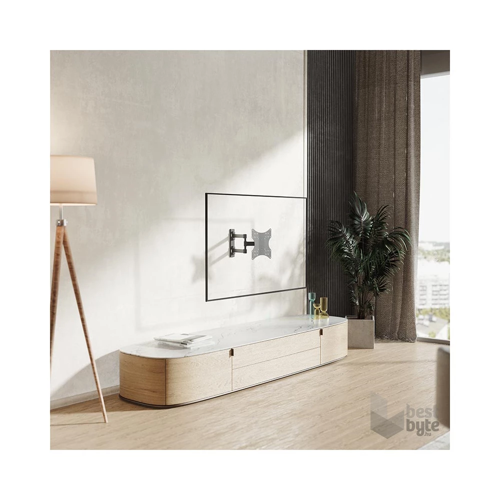 Stell SHO 4540 23"-42" VESA 200x200 kihúzható fali konzol