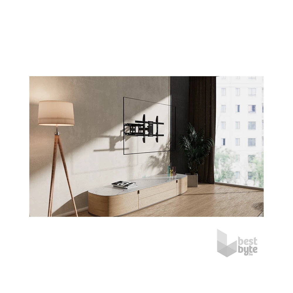 Stell SHO 5630 37"-80" VESA 600x400 kihúzható fali konzol