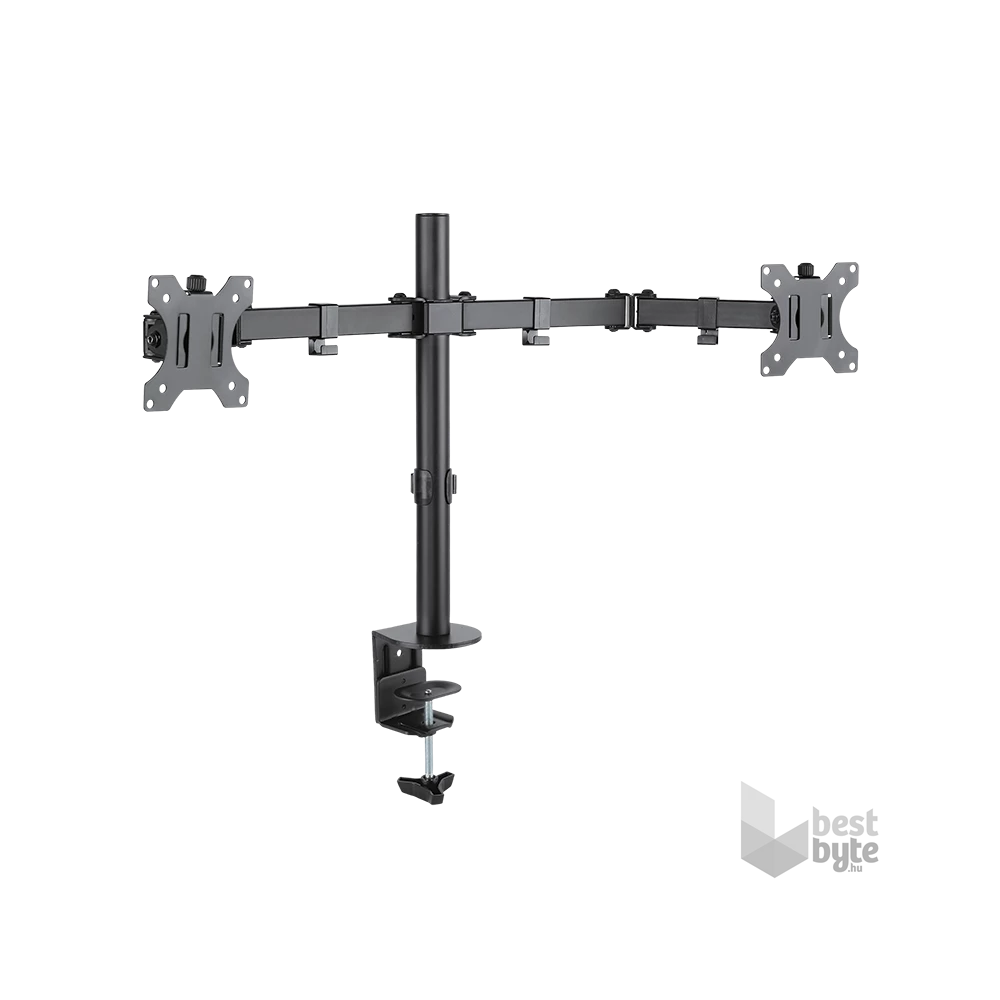 Stell SOS 1120 13"-32" kétkaros asztali monitor tartó konzol