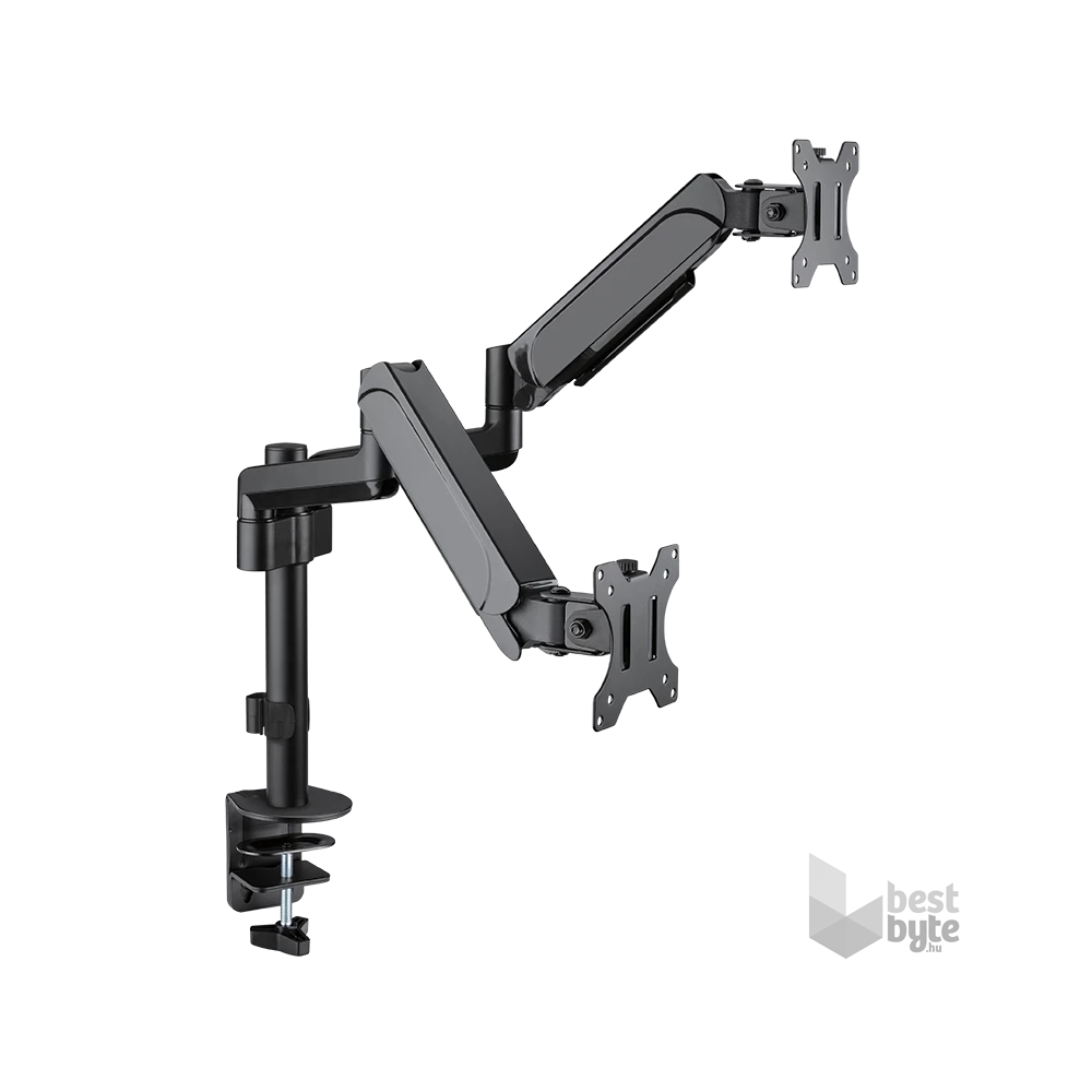 Stell SOS 2122 17"-32" kétkaros asztali monitor tartó konzol