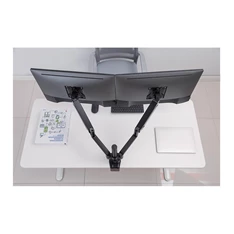 Stell SOS 2122 17"-32" kétkaros asztali monitor tartó konzol