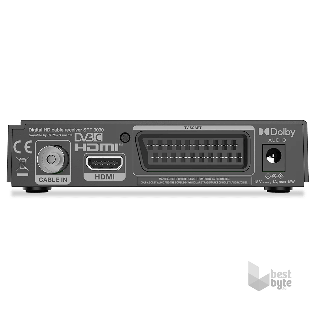 Strong SRT3030 HD DVB-C digitális kábel TV beltéri egység