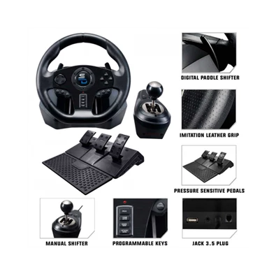 Subsonic SA5627-NG GS 850X Superdrive Pro Multi Xbox Series/PS4/Xbox One sport kormány