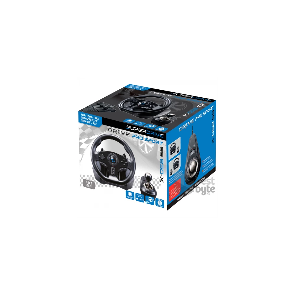Subsonic SA5627-NG GS 850X Superdrive Pro Multi Xbox Series/PS4/Xbox One sport kormány