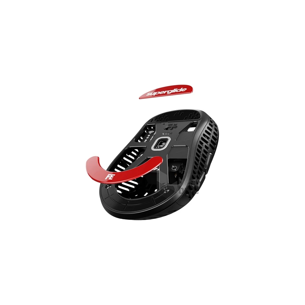 Superglide Glass Skates egértalp - Pulsar Xlite Wireless piros