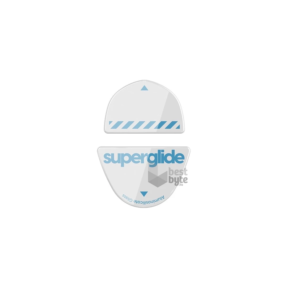 Superglide Glass Skates for Logitech G303 Shroud Edition fehér