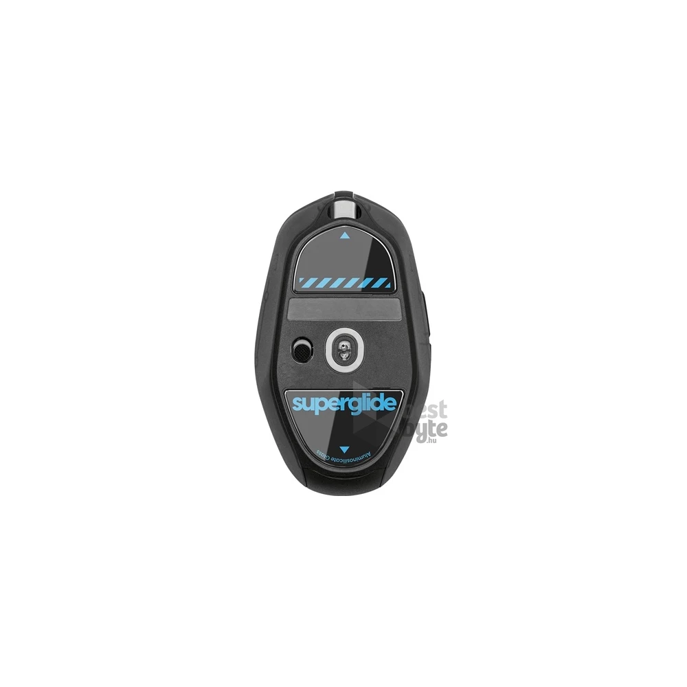 Superglide Glass Skates for Logitech G303 Shroud Edition fekete