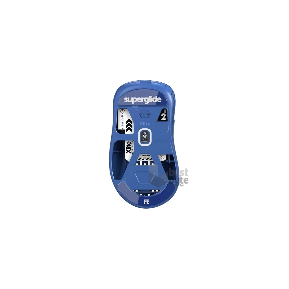Superglide Glass Skates for Pulsar Xlite Wireless/Wireless v2/v2 Mini kék