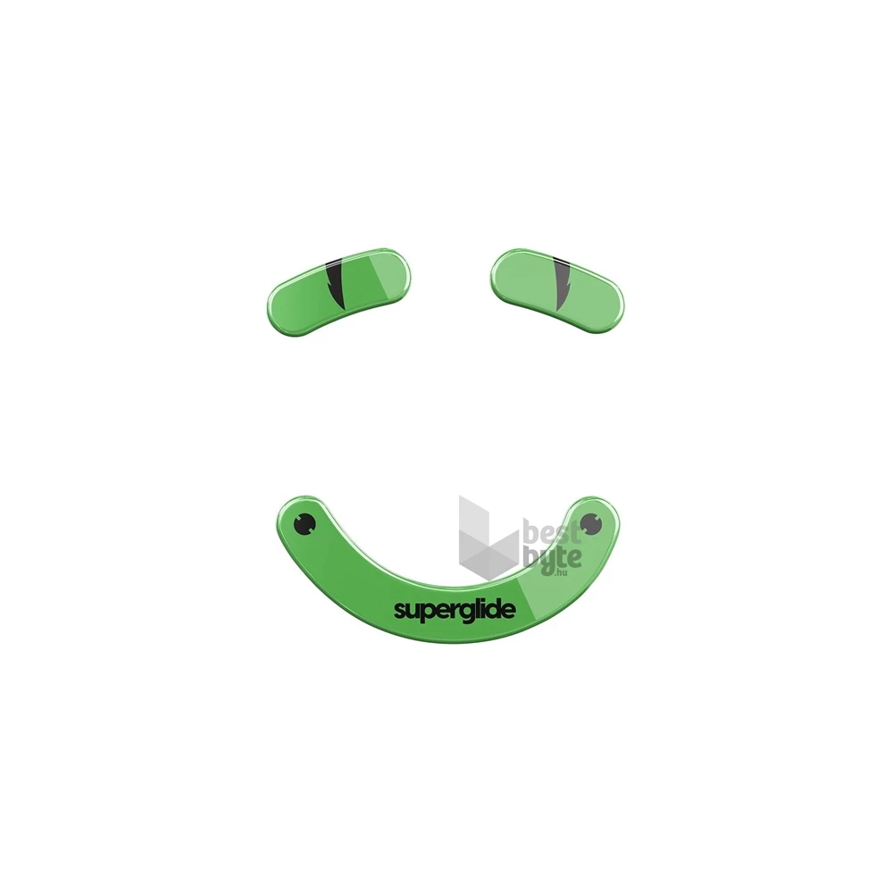 Superglide Glass Skates for Razer DeathAdder V2 Pro/V2 X HyperSpeed zöld