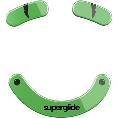 Superglide Glass Skates for Razer DeathAdder V2 Pro/V2 X HyperSpeed zöld