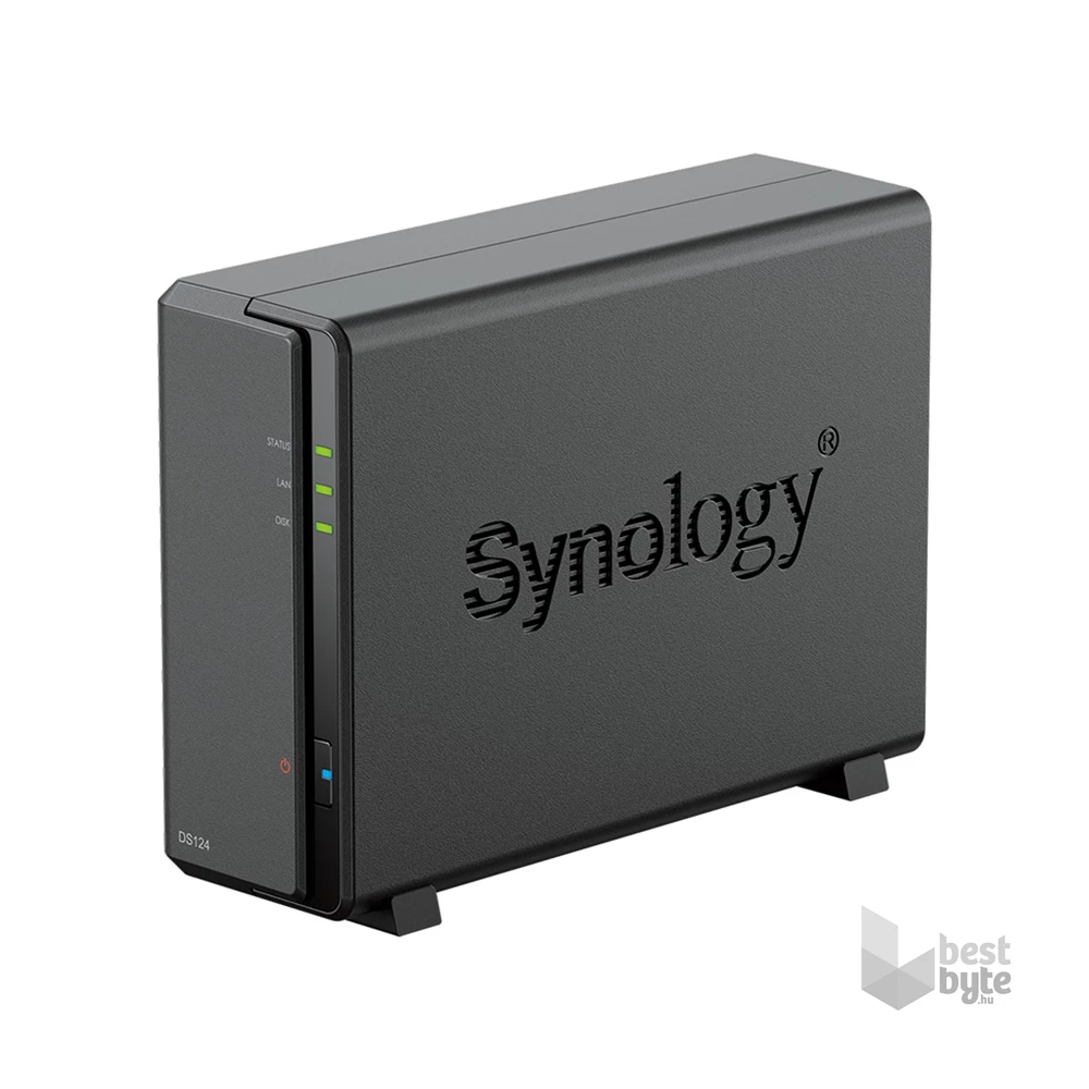 Synology DiskStation DS124 1x SSD/HDD NAS + regisztrációs kártya