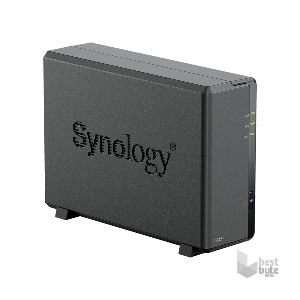 Synology DiskStation DS124 1x SSD/HDD NAS + regisztrációs kártya