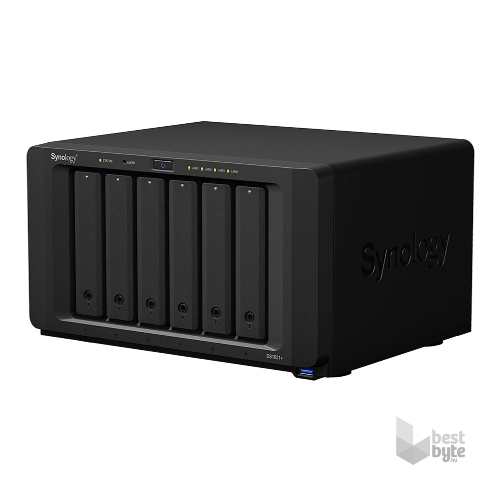 Synology DiskStation DS1621+ (4G) 6x SSD/HDD NAS + regisztrációs kártya