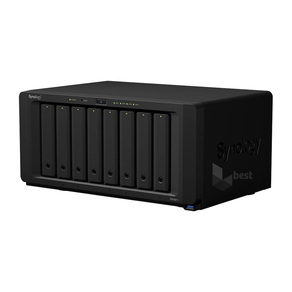 Synology DiskStation DS1821+ (4G) 8x SSD/HDD NAS + regisztrációs kártya