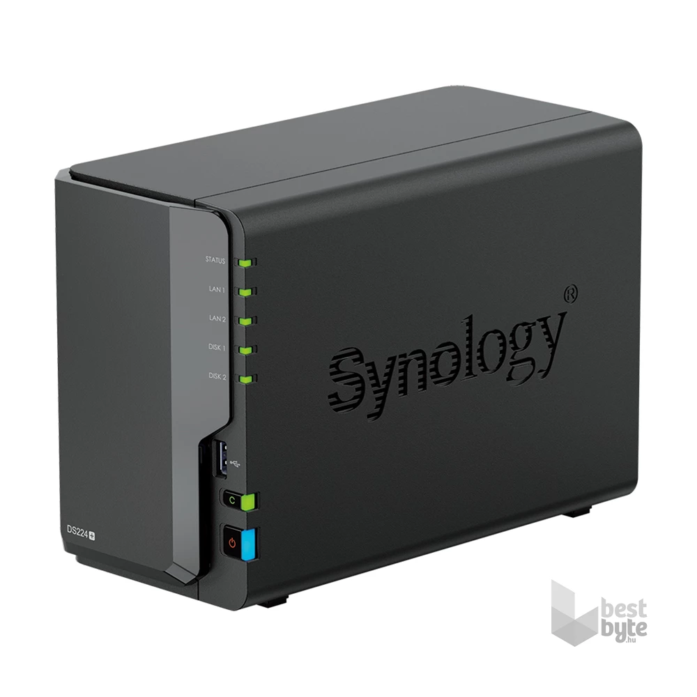 Synology DiskStation DS224+ (2GB) 2x SSD/HDD NAS + regisztrációs kártya
