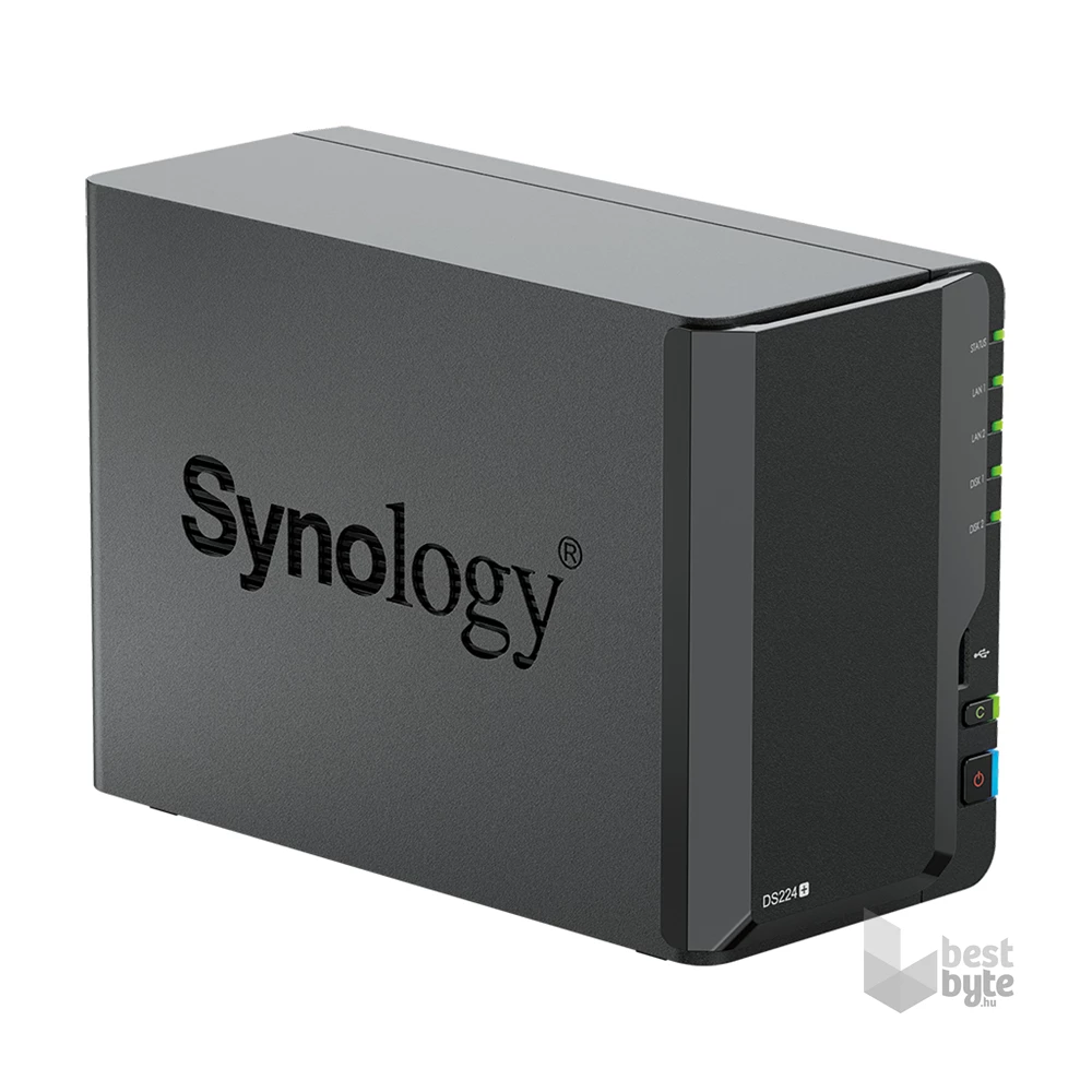 Synology DiskStation DS224+ (2GB) 2x SSD/HDD NAS + regisztrációs kártya