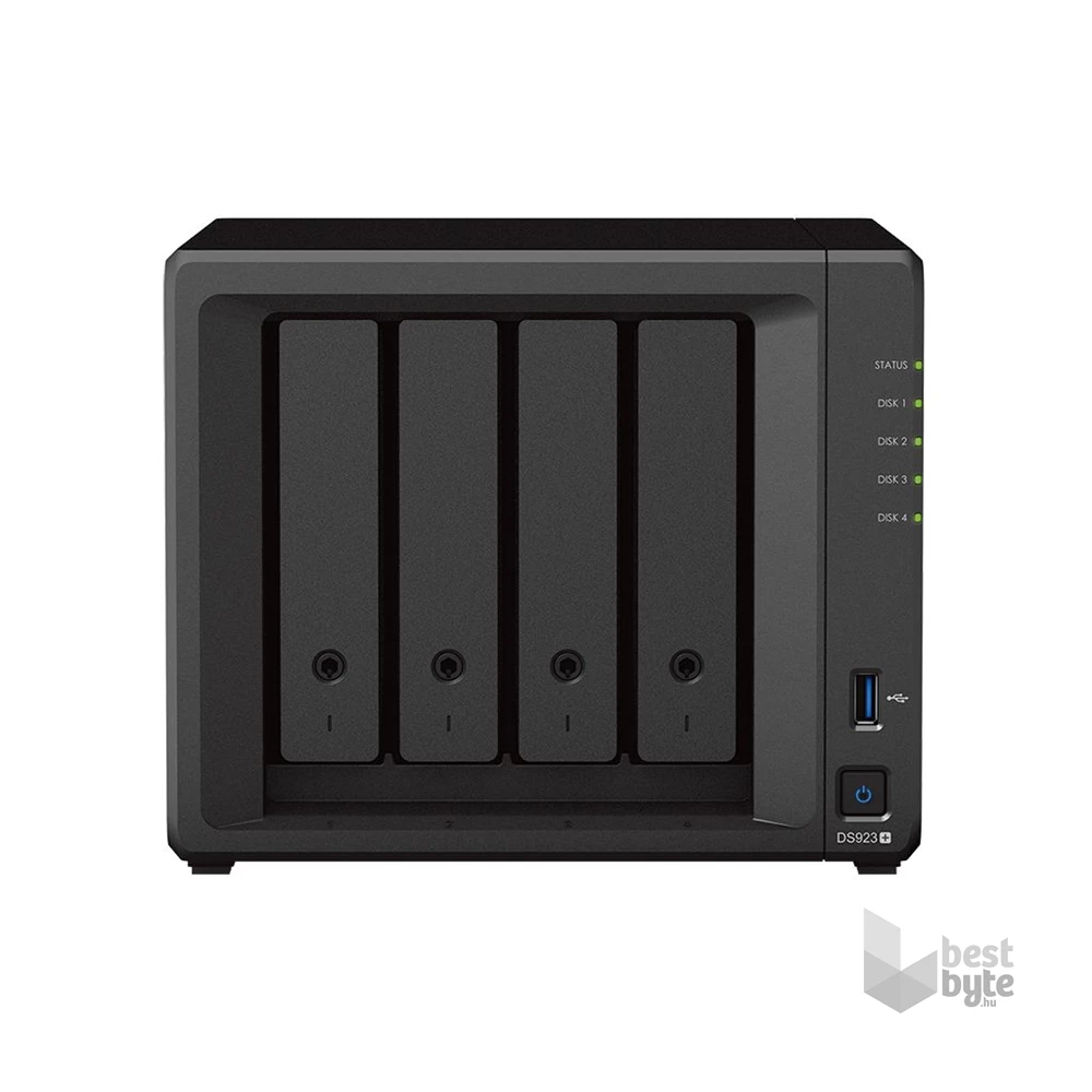 Synology DiskStation DS923+ (4GB) 4x SSD/HDD NAS + regisztrációs kártya