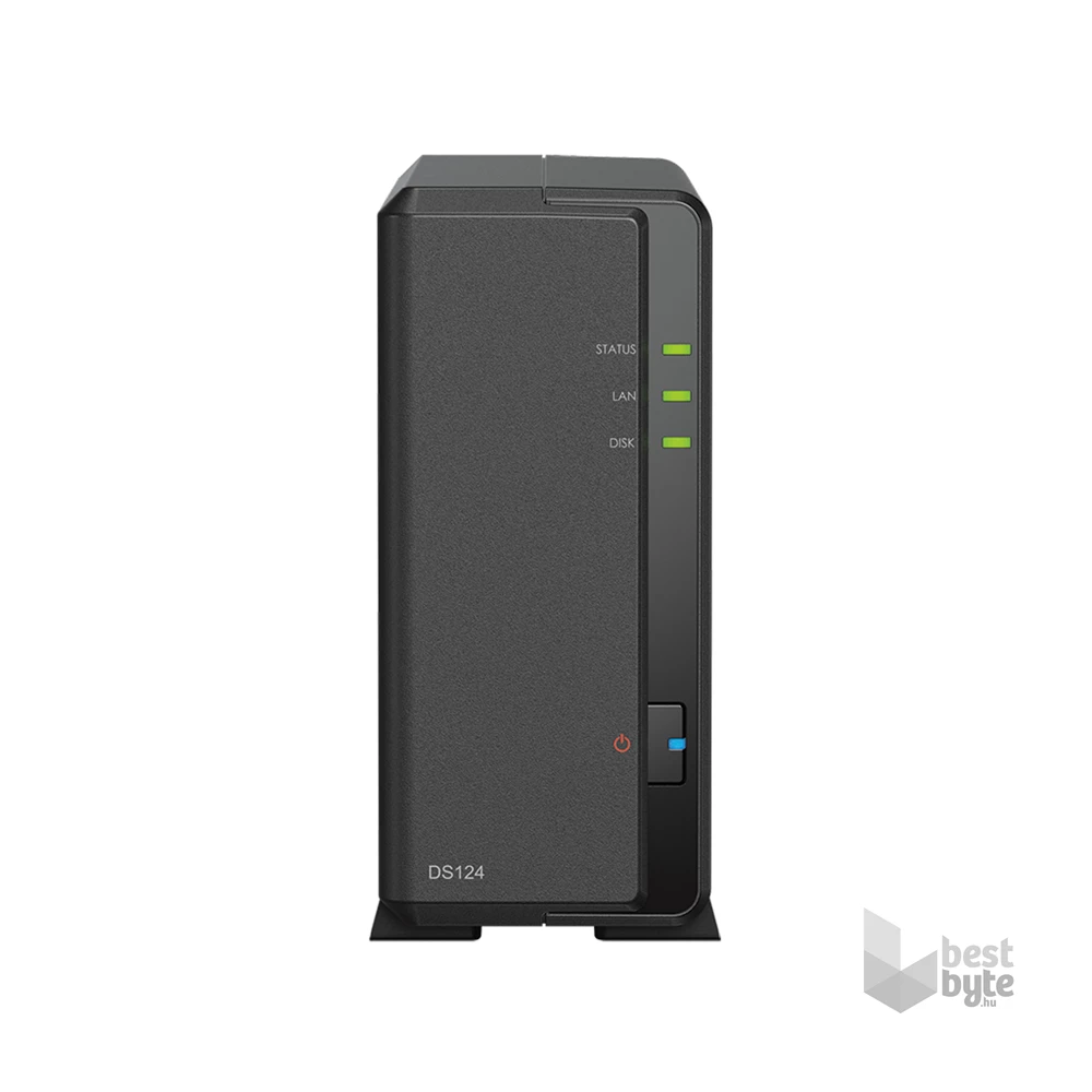 Synology DiskStation DS124 1x SSD/HDD NAS + regisztrációs kártya