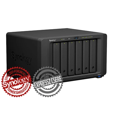 Synology DiskStation DS1621+ (4G) 6x SSD/HDD NAS + regisztrációs kártya