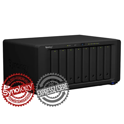 Synology DiskStation DS1821+ (4G) 8x SSD/HDD NAS + regisztrációs kártya