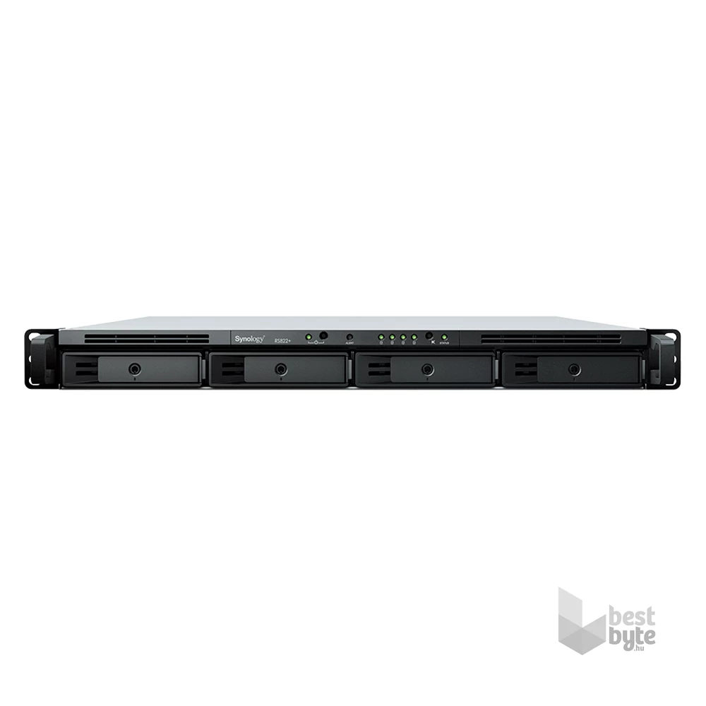 Synology RS822+ 4x SSD/HDD 2U redundáns tápegységes rackbe szerelhető NAS