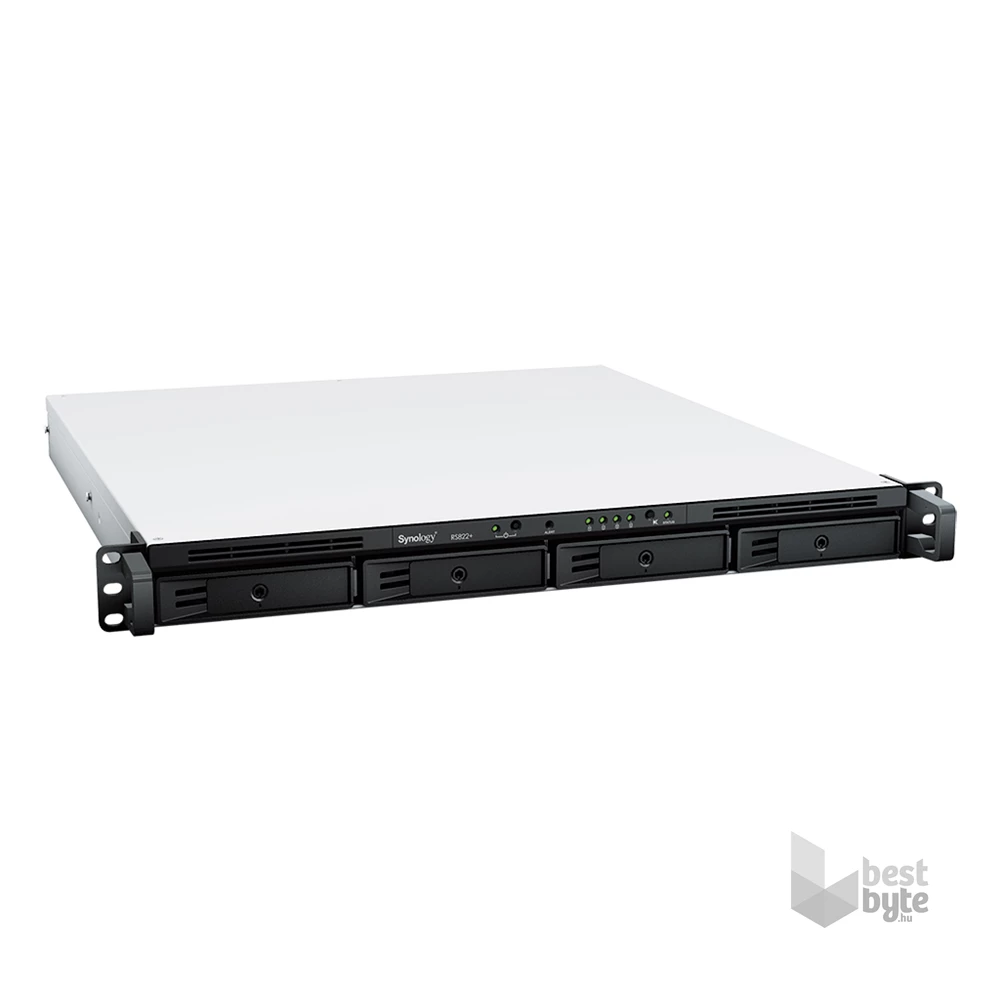 Synology RS822+ 4x SSD/HDD 2U redundáns tápegységes rackbe szerelhető NAS