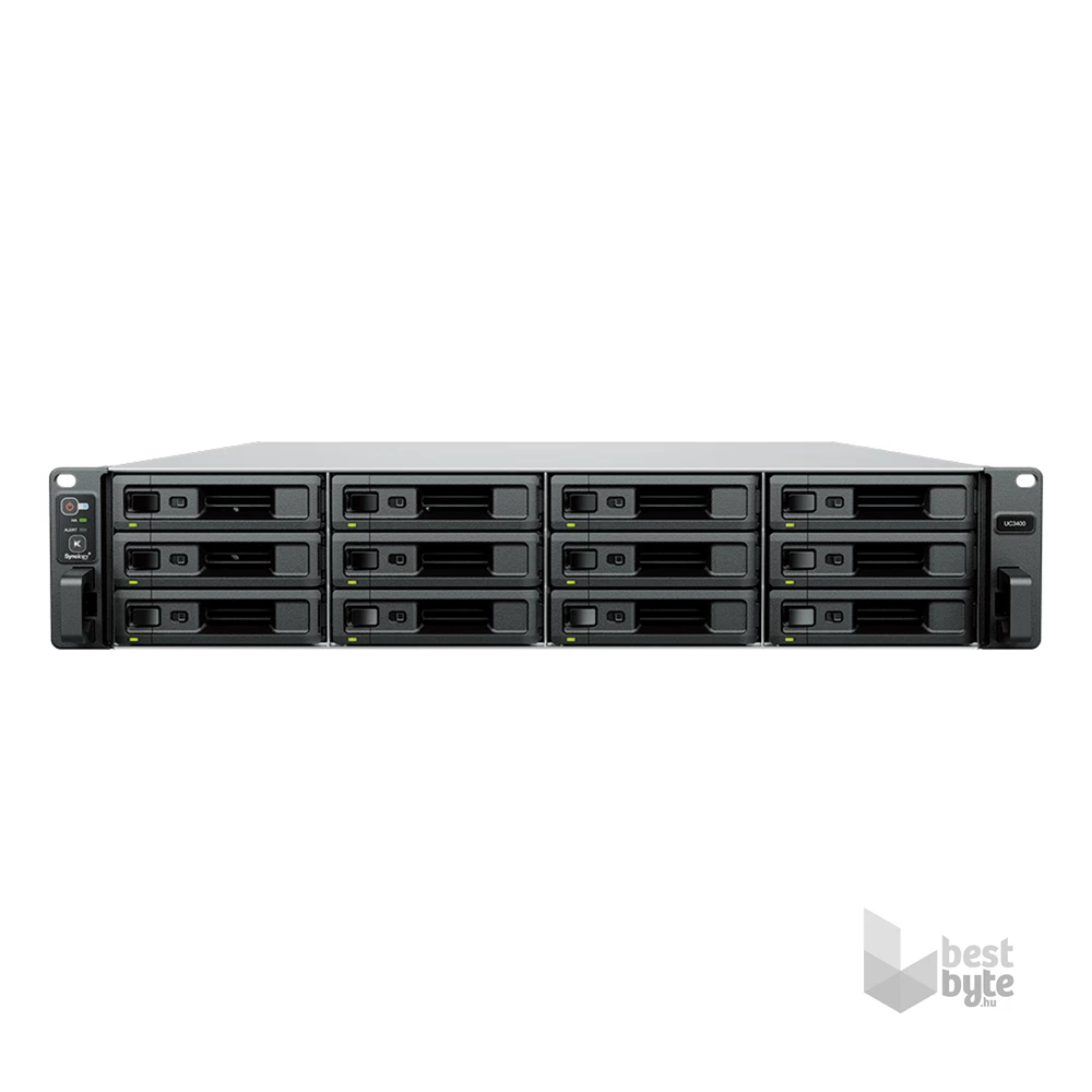 Synology UC3400 12x SSD/HDD 2U rackbe szerelhető Unified Controller SAN