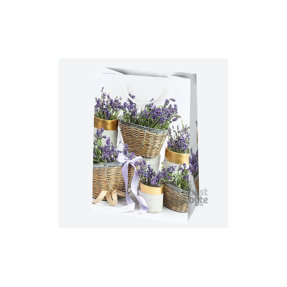 IRIS ajándéktasak, különböző színekben és mintákkal, 290x400x120 mm