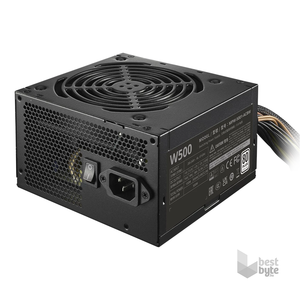 TÁP Cooler Master 500W - Elite NEX W500 230V - MPW-5001-ACBW-BEU
