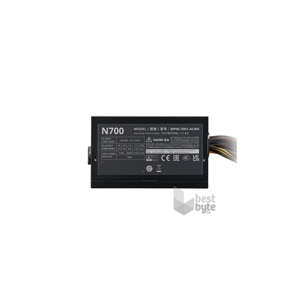 TÁP Cooler Master 700W - Elite NEX N700 230V - MPW-7001-ACBN-BEU