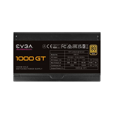 TÁP EVGA SuperNOVA 1000 GT, 80 Plus Gold 1000W, Fully Modular