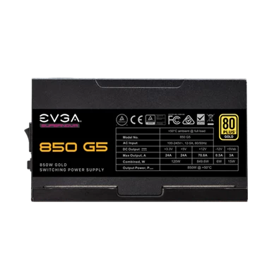 TÁP EVGA SuperNOVA 850 G5, 80 Plus Gold 850W, Fully Modular