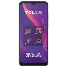 TCL 306 3/32GB Dual SIM kártyafüggetlen okostelefon - szürke (Android) (Újracsomagolt) TCL 306 3/32GB Dual SIM kártyafüggetlen okostelefon - szürke (Android) (Újracsomagolt)