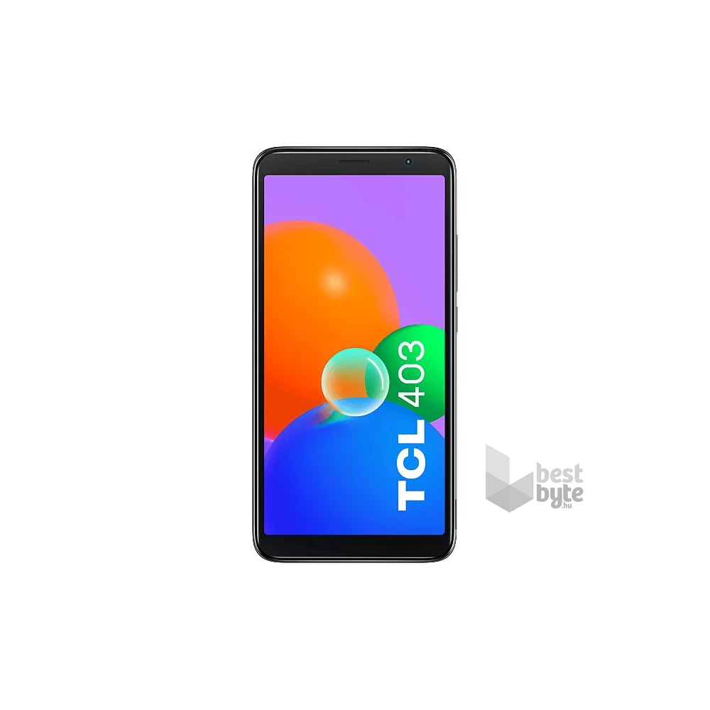 TCL 403 2/32GB okostelefon - fekete (Android) + Yettel Express 3 GB mobilnet extra feltöltőkártya